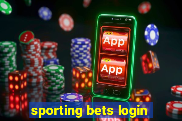 sporting bets login